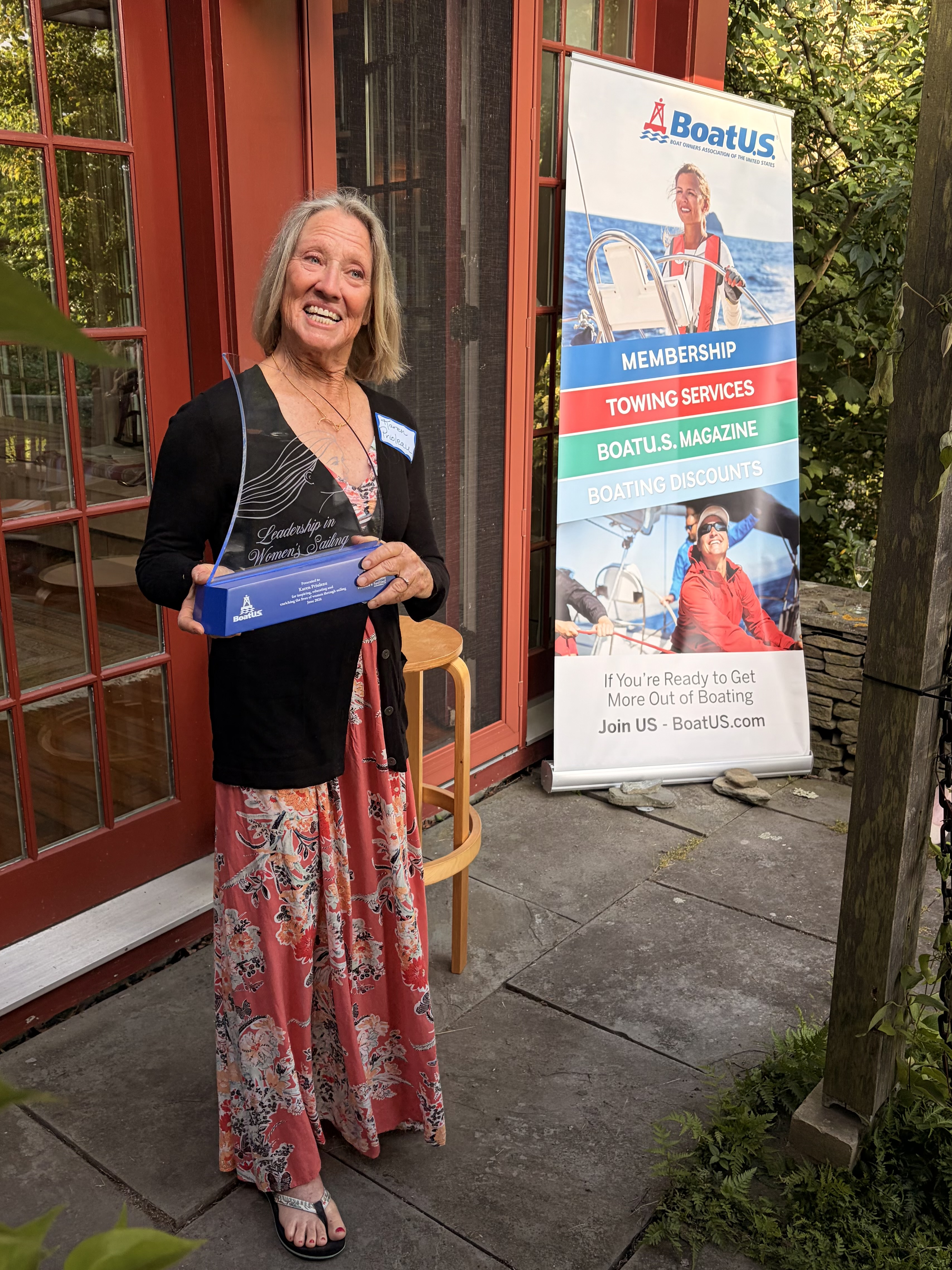 Karen Prioleau Honored with 2026 BoatUS/NWSA Leadership in Women’s Sailing Award